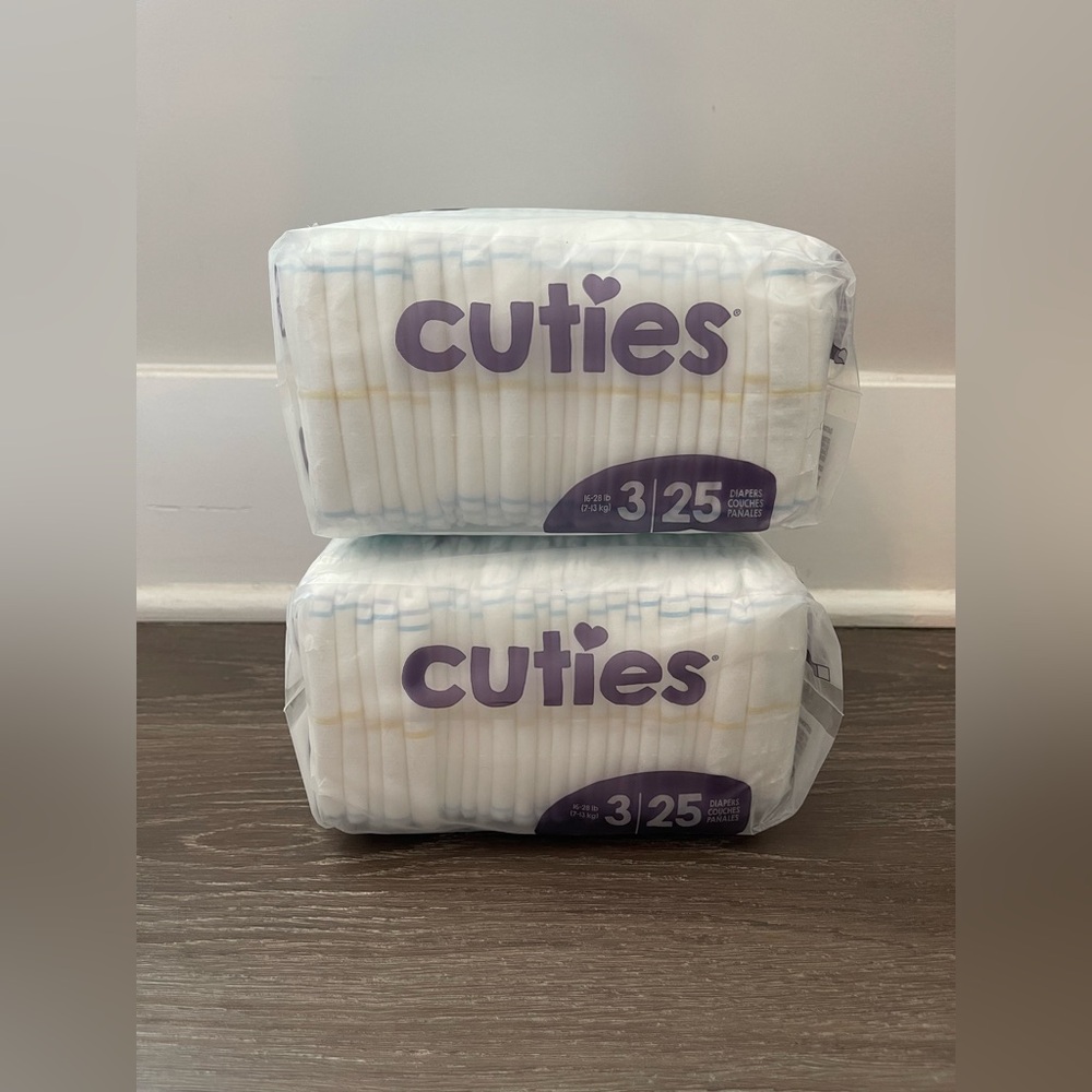 Cuties Skin Smart, Absorbent & Hypoallergenic Diapers Size 3